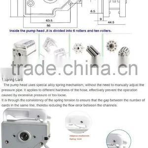 KBT101S/KDG10-4(10 Rollers) Peristaltic Pumps Filling Pump/Lower Price Peristaltic Hose Pump/easy Load Pump thumbnail-2