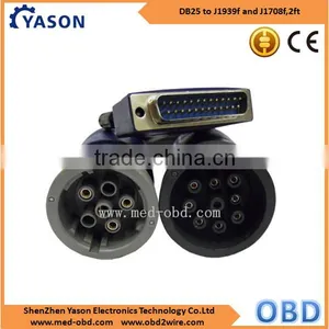 Cable,DB25 to J1939f and J1708f,2ft thumbnail-1