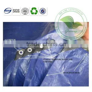 Durable UV Protection Blue PVC Coated Tarpaulin Van Cover thumbnail-1