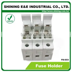 FS-033 Din Socket Connector Cartridge Cylinder Ceramic Fuse Holder thumbnail-6