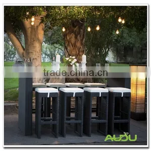 Garden Bistro Set,9 Pcs Wine Garden Bar Bistro Set thumbnail-1