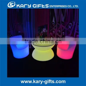 LED Lighting Plastic Coffee Table With rc Control and Battery AC Adapter Watorproof IP65 thumbnail-4