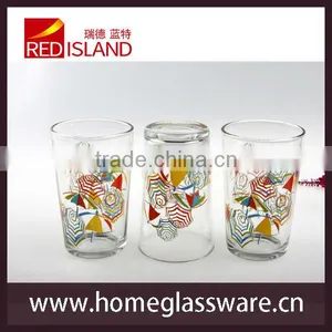 Glass Works Supply Drinking Glass Cup With Decal, Glass Tumbler thumbnail-1
