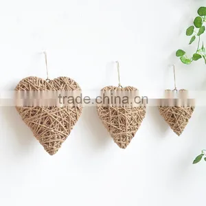 European Garden Creative Personality Wicker Bar Pendant Home Furnishing Retro Wall Mural Wall Decorations thumbnail-3