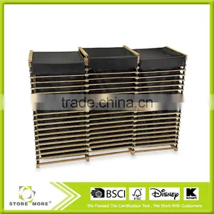 Oak Triple Laundry Sorter thumbnail-1