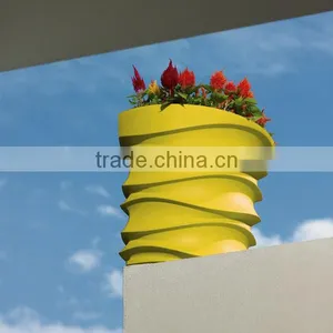 Modern Unique Roof Fiberglass Garden Planters Wholesale thumbnail-4