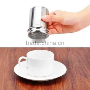 CY182 Stainless Steel Powder Sieve Spray Powder Sugar Sieve Cans Tube Barrel Flour Cooking Tools thumbnail-3