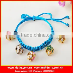 Adjustable Blue Handmade Braided Collar thumbnail-1