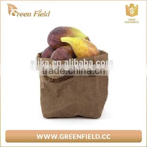 Professional Manufacture OEM Design Washable Kraft Paper Bag Food Keeper Bag thumbnail-2