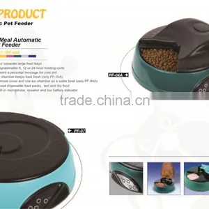 European/American Hot Trendancy Automatic Pet Feeders, 4 Meals Seperate Large Trays Automatic Pet Feeder For Wholesale thumbnail-5