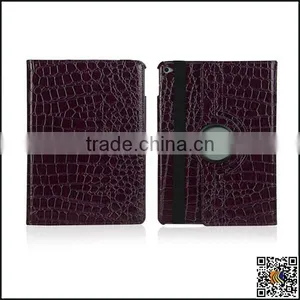Crocodile Pattern Leather Case Flip Leather Case Protective Whirl Covers for Ipad Air2 thumbnail-5