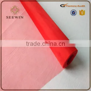 Transparent Silk Colorful Organza Roll for Flower Wrapping and Wedding Decoration thumbnail-3