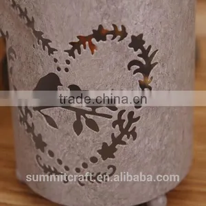 Hollow Metal Reindeer Candlestick Wedding Candle Holder thumbnail-3
