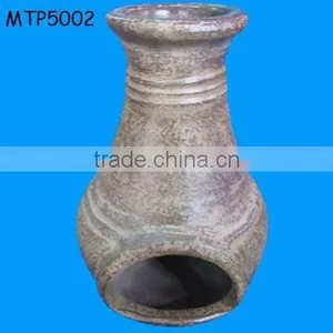 Terracotta Wood Burning Stove thumbnail-1