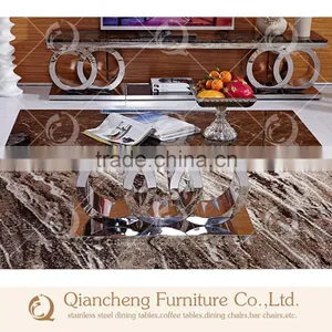 Italian Marble Top Coffee Table thumbnail-2