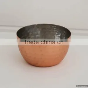 Hammered Unique Metal Bowl thumbnail-1