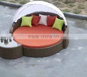 Rattan Round Bed thumbnail-1