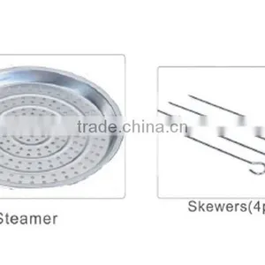 Halogen Oven Accessories Extender Ring/Frying Pan/Steamer/Skewers. H0120 thumbnail-2