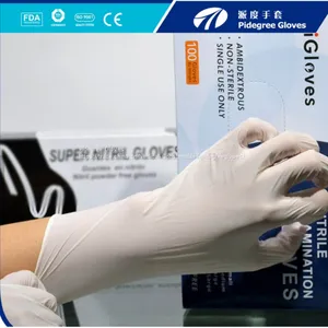 2017 Hot Sale Cheap Nitrile Glove Powder Free Nitrile Examination Gloves thumbnail-3