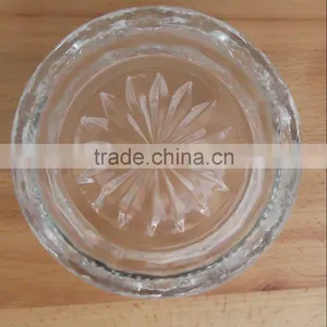 Clear Glass Candle Bowl Cup thumbnail-4