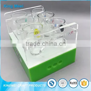 Custom Acrylic Desktop Serving Tray Wine Stand Display thumbnail-4