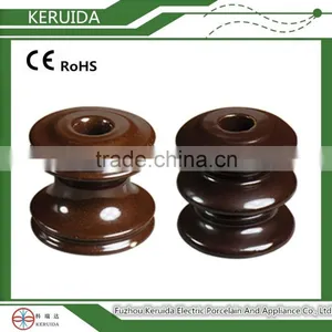 Electric Ceramic Porcelain Fence Spool Insulator 1617 Price thumbnail-1