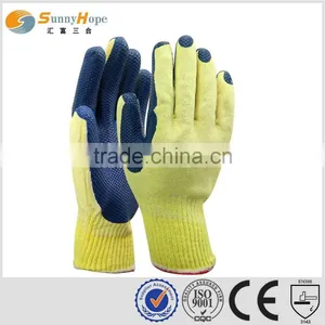 Sunnyhope Cheap Blue Very ChipT/C Latex Palm Coated Examination Gloves thumbnail-1
