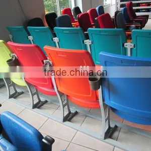 Semi-upholstered HDPE Blow Moulded Foldable Stadium Chair for Indoor thumbnail-3
