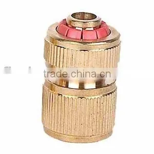 Solid Brass 1/2" 5/8" 3/4" 1" Barb End 100% Leaking Test 1/2" Brass Quick Hose Connector thumbnail-1