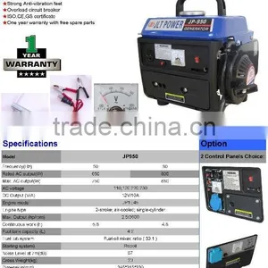 JLT-POWER 950 Portable Petrol Generator Set Price CE GS thumbnail-5