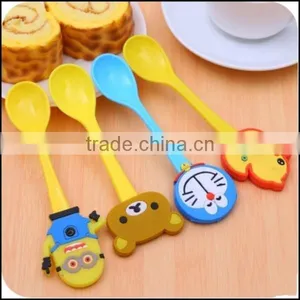 2015 Wholesale High Quality FOOD GRADE Plastic Spoons With Cartoon Decrotion Supplier thumbnail-2
