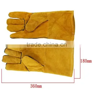Berrylion Long Type Industrial Leather Welding Hand Gloves thumbnail-1