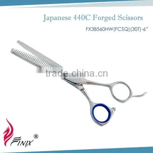 Professional Japanese 440C Forged Hairdressing Thinning Scissors thumbnail-1