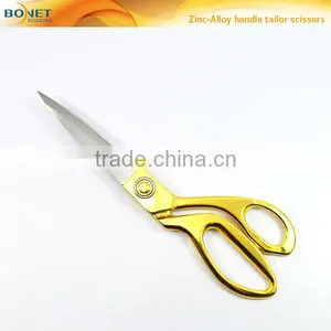 S13002G CE Certificated 9-1/2" Professional Gold Heavy-duty Tailor Brass Scissors thumbnail-1