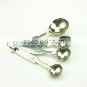 42142 4pcs Stainless Steel Nesting Measuring Cups and Spoons Set thumbnail-2