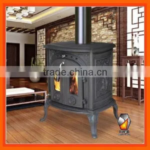 New Style Double Door Cast Iron Wood Burning Cook Stove thumbnail-2