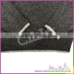 2017 Hot Selling Fashion Kids Knitting High Collar Sweater With Zipper thumbnail-4