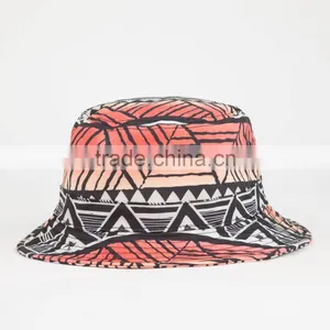 Girl Cotton Custom Floral Colorful Bucket Hat thumbnail-5