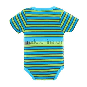 High Quality Newborn Clothes Stripe Sleeveless Cotton Baby Rompers Summer thumbnail-2