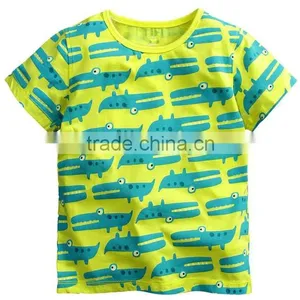 OneToo Children T-shirt Boys t Shirt Tees Short Sleeve Shirts Summer Kids Tops Cartoon Baby Boy Clothing Cotton Fireman thumbnail-1