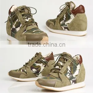 2ssg0533 Millitary Low Hidden Wedge Heel Snekers thumbnail-1