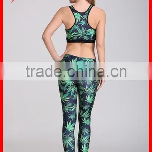 New Design Wholesale Fitness Yoga Pants Camouflage Custom Compression Pant thumbnail-4