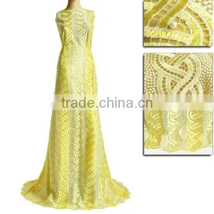 Comfortable Muti-color Beautiful Textile French Lace African Cord French Lace FL 1393 thumbnail-1