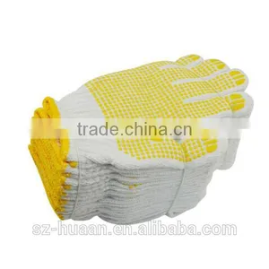 Ventilate White Cotton Textile Glove With Great Wear Resistant thumbnail-1