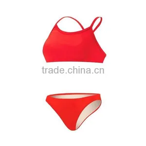 China Sport Wear Manufacturer Hot Sale Women Swimwear Two Piece Bathing Suits thumbnail-3