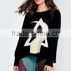 100% Pure Cashmere Pullover Women Jumpers Wool Sweater for Ladies thumbnail-1