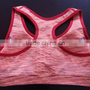 Sport Seamless Space Yarn Stylish Yoga Sports Girl Tube Sexy Bra thumbnail-2