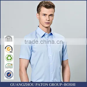 Wholesale Models Solid Color White Or Black Fancy Design Men Shirt thumbnail-1