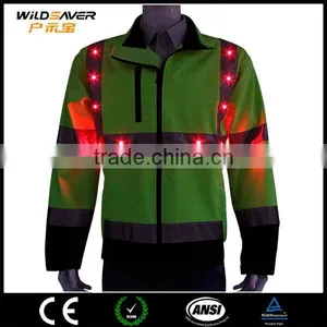Safety LED Warning Range Safety Officer Vest 3m Reflective Safety Jacket thumbnail-3
