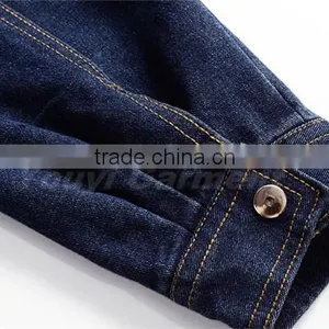Thicken 100% Cotton Jeans Overall Work Jacket thumbnail-4
